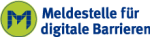 Logo der Meldestelle für digitale Barrieren